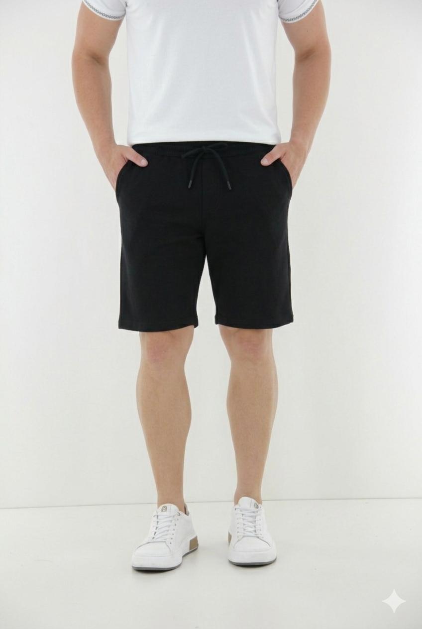 Vista lateral 1 do produto Bermuda Masculina Estonado Reativo Casual e Cadarço para Amarração