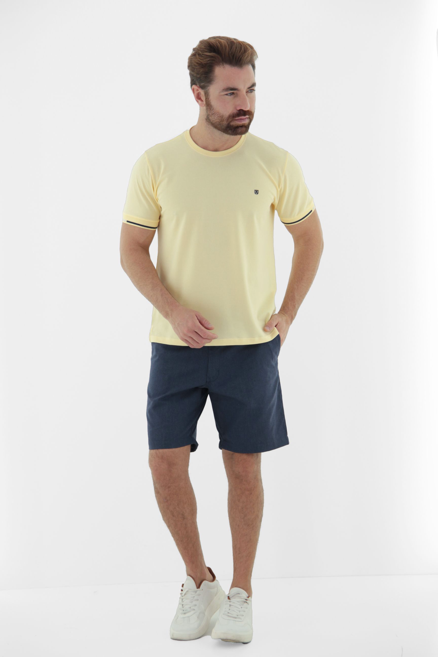 Fotografia de Camisa T-Shirt Touch Pima com Abertura Lateral Linha Premium